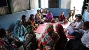 Focus group discussion, Korail slum, Dhaka, Bangladesh